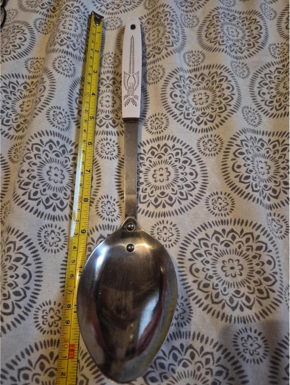 Regent Sheffield long handle serving spoon. Vintage 13"